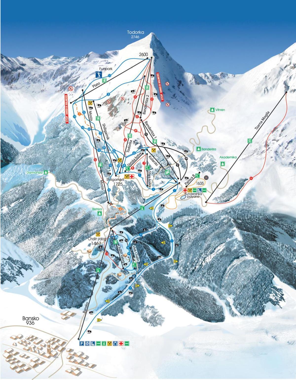 Next To The Ski Lift Downtown Банско Экстерьер фото